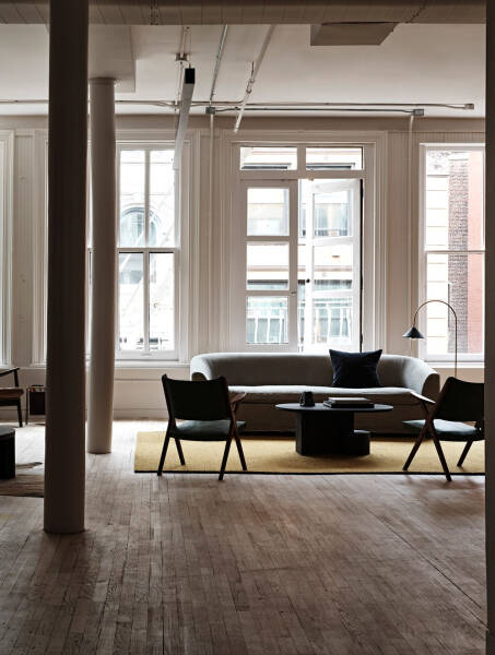 Эстетика нью-йоркского лофта в дизайне офиса на Манхеттене Эстетика нью-йоркского лофта в дизайне офиса на Манхеттене