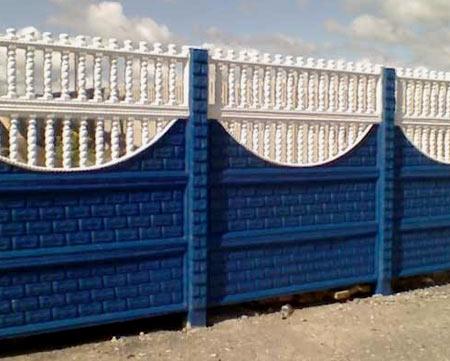 Бетонные наборные заборы Бетонные наборные заборы