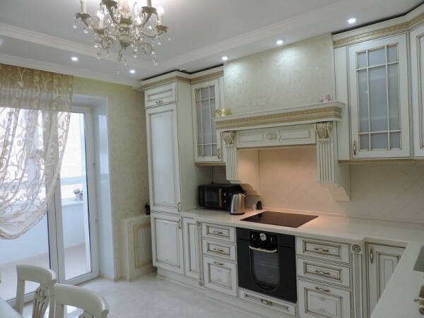 Выбор штор на кухню с балконной дверью Выбор штор на кухню с балконной дверью