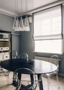 Как правильно выбрать римские шторы на кухню, фото в интерьере, видео Как правильно выбрать римские шторы на кухню, фото в интерьере, видео