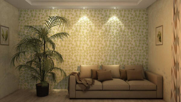 Обои для гостиной