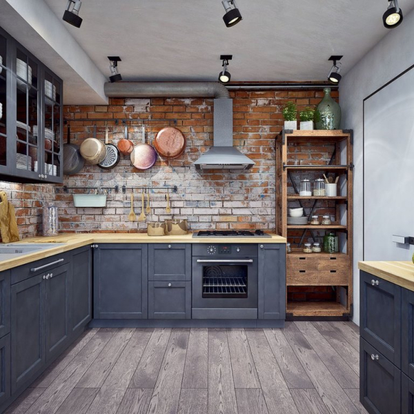 Стена в стиле лофт: материалы и примеры оформления