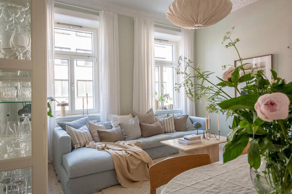 Лёгкие пастели в дизайне приятной скандинавской квартиры (72 кв. м) Лёгкие пастели в дизайне приятной скандинавской квартиры (72 кв. м)