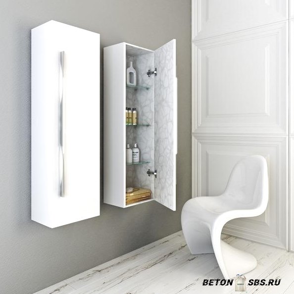 Подвесной шкаф &ndash; неотклонимый атрибут для современной ванной комнаты