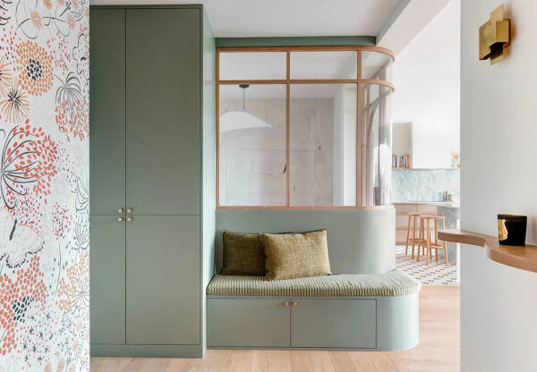 Свежие нотки экзотики в дизайне парижской квартиры