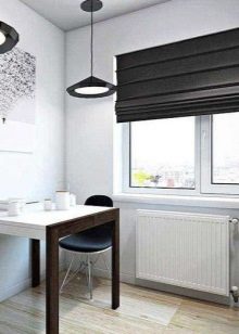 Как правильно выбрать римские шторы на кухню, фото в интерьере, видео Как правильно выбрать римские шторы на кухню, фото в интерьере, видео