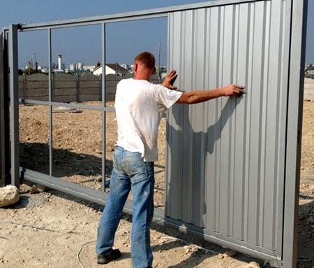 Автоматические откатные ворота Автоматические откатные ворота