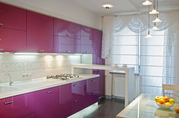 Как правильно выбрать римские шторы на кухню, фото в интерьере, видео Как правильно выбрать римские шторы на кухню, фото в интерьере, видео