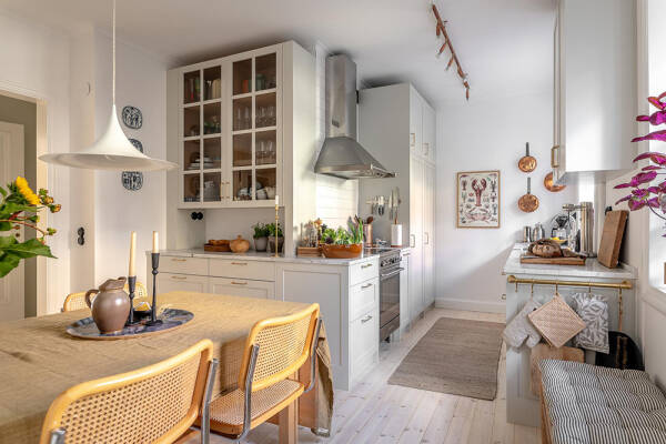 Скандинавский интерьер с летним настроением