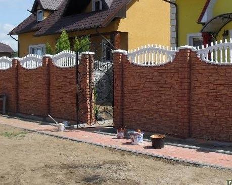 Покраска еврозабора Покраска еврозабора