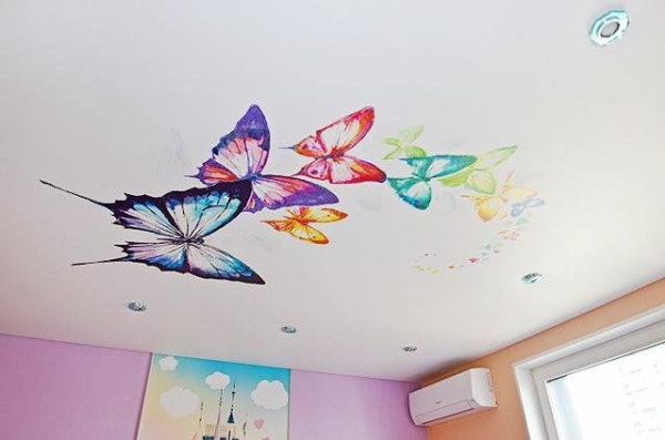 Узоры и орнаменты на натяжных потолках