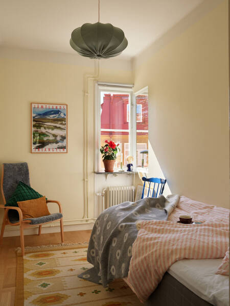 Квартира в Швеции с настроением загородной дачи (86 кв. м) Квартира в Швеции с настроением загородной дачи (86 кв. м)