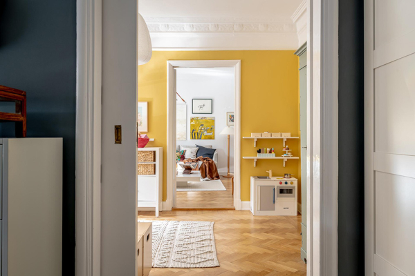 Скандинавский интерьер с летним настроением