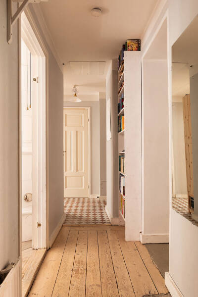 Дровяная печь и винтажная мебель: уютная квартира в Швеции (78 кв. м) Дровяная печь и винтажная мебель: уютная квартира в Швеции (78 кв. м)