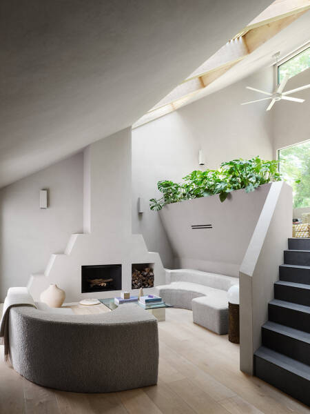 Необычный дом дизайнера в лесу на Лонг-Айленде