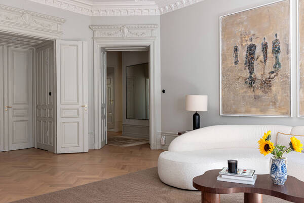 Современная скандинавская элегантность: квартира в Стокгольме