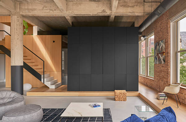 Красота индустриального пространства: лофт в бывшем заводском здании в Чикаго Красота индустриального пространства: лофт в бывшем заводском здании в Чикаго