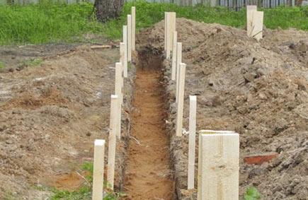 Строительство забора из пеноблоков Строительство забора из пеноблоков