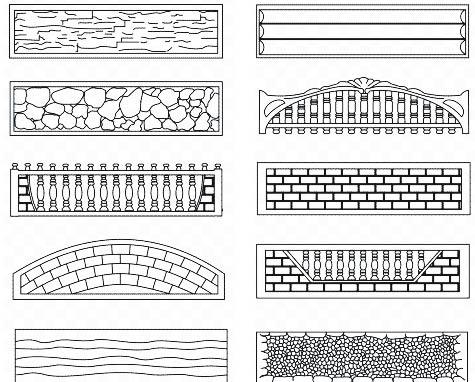 Декоративные заборы из бетона Декоративные заборы из бетона