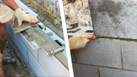 Строительство забора из пеноблоков Строительство забора из пеноблоков