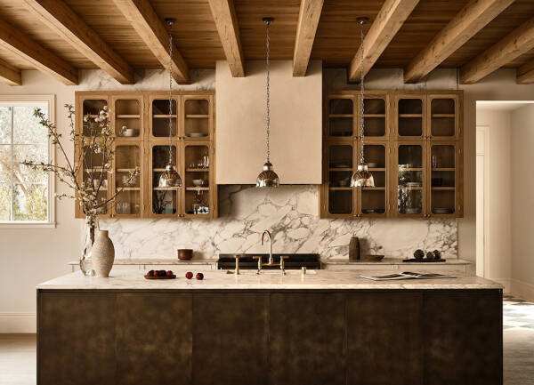 Великолепный интерьер вне времени для нового дома в Калифорнии Великолепный интерьер вне времени для нового дома в Калифорнии