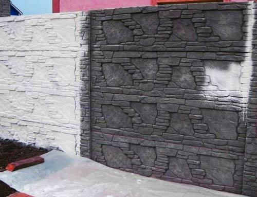 Декоративные заборы из бетона Декоративные заборы из бетона