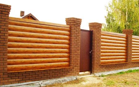 Заборы в стиле шале Заборы в стиле шале