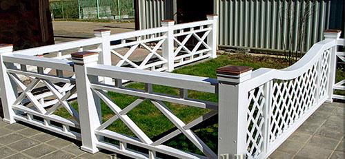 Заборы в стиле фахверк Заборы в стиле фахверк