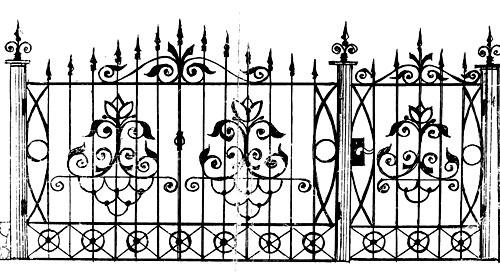 Эскизы кованых ворот