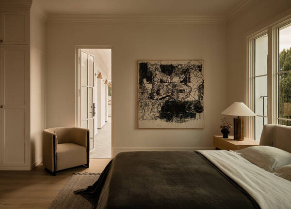 Великолепный интерьер вне времени для нового дома в Калифорнии Великолепный интерьер вне времени для нового дома в Калифорнии