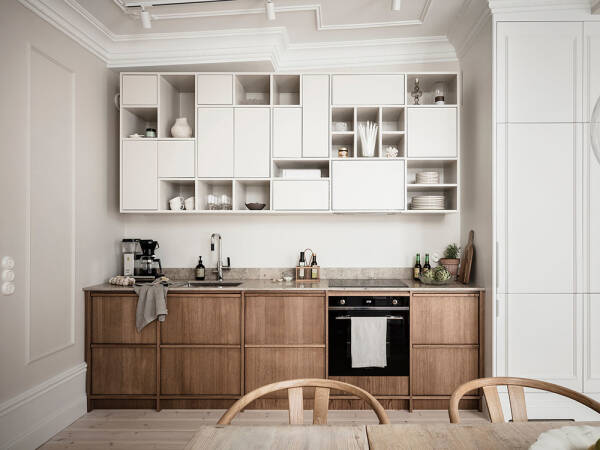 Великолепная кухня и изящные детали: квартира в Гетеборге (59 кв. м) Великолепная кухня и изящные детали: квартира в Гетеборге (59 кв. м)