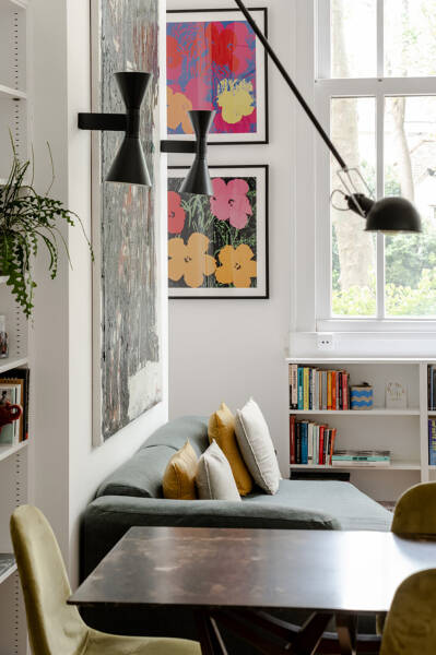 Интересное пространство белой квартиры в Лондоне Интересное пространство белой квартиры в Лондоне