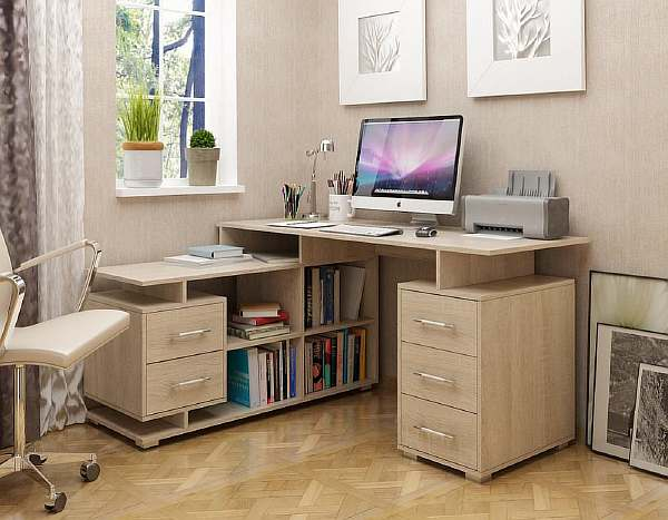 Письменный стол, размеры разных моделей, полезные советы по выбору