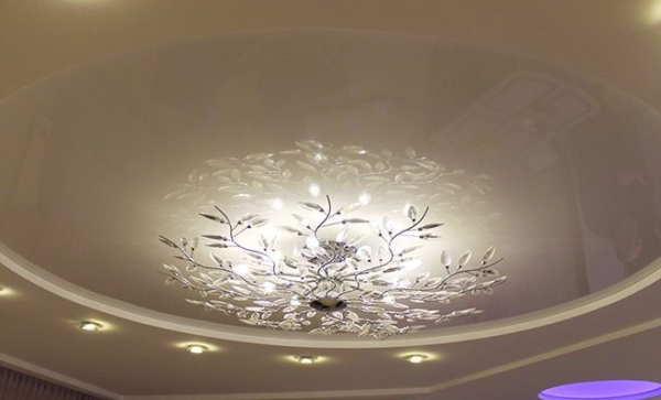 Варианты освещения натяжного потолка Варианты освещения натяжного потолка