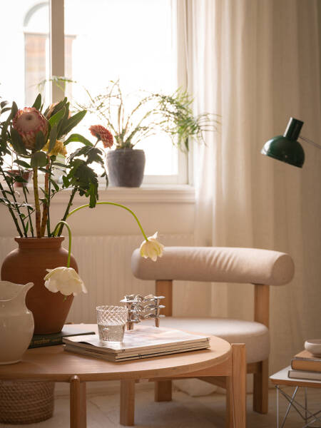 Мягкий интерьер маленькой шведской квартиры с приятным декором (40 кв. м) Мягкий интерьер маленькой шведской квартиры с приятным декором (40 кв. м)