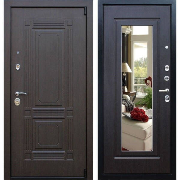 Добавьте изюминку интерьеру при помощи входной двери венге с зеркалом Добавьте изюминку интерьеру при помощи входной двери венге с зеркалом