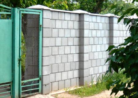 Строительство забора из пеноблоков Строительство забора из пеноблоков