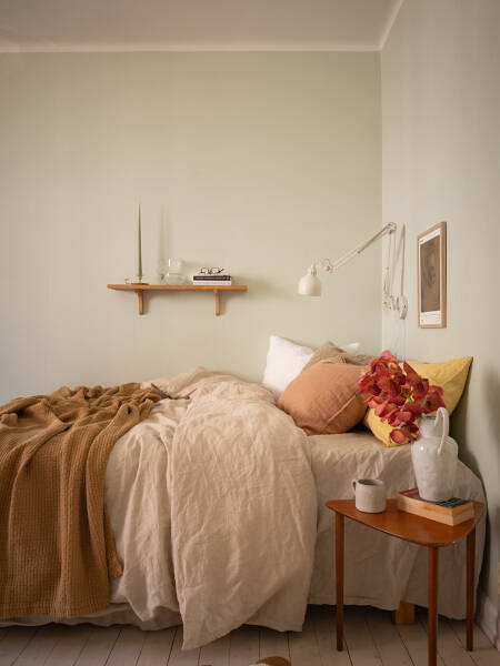 Мягкий интерьер маленькой шведской квартиры с приятным декором (40 кв. м) Мягкий интерьер маленькой шведской квартиры с приятным декором (40 кв. м)