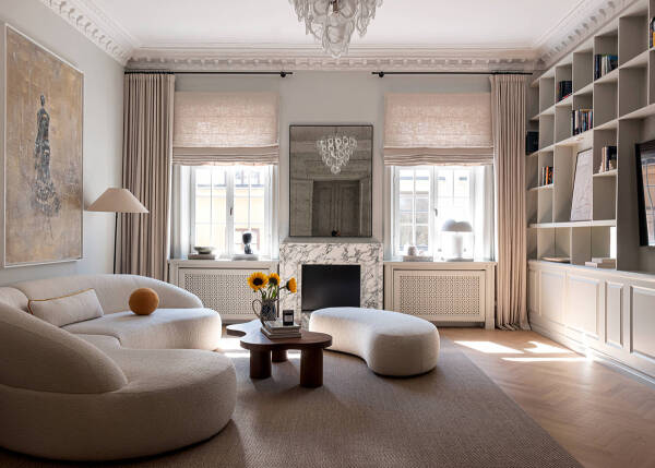 Современная скандинавская элегантность: квартира в Стокгольме