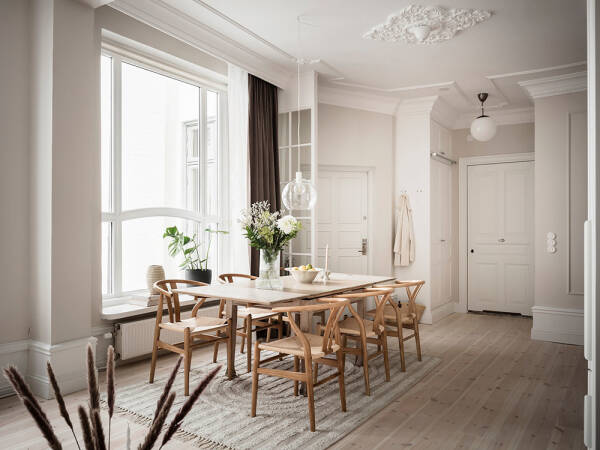 Великолепная кухня и изящные детали: квартира в Гетеборге (59 кв. м) Великолепная кухня и изящные детали: квартира в Гетеборге (59 кв. м)