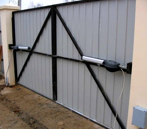 Ремонт распашных ворот
