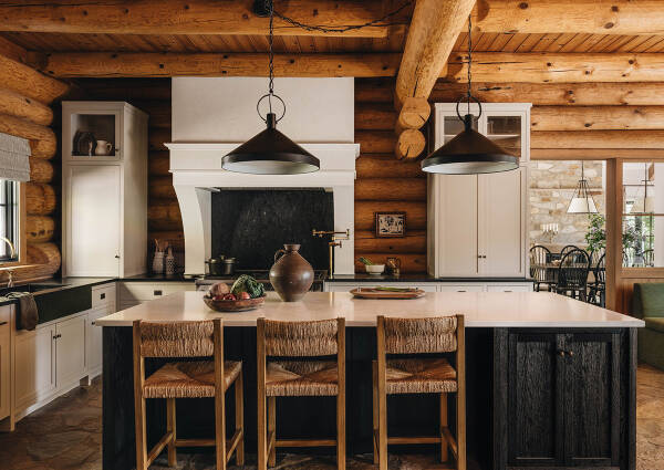 Прекрасный бревенчатый дом в Канаде Прекрасный бревенчатый дом в Канаде