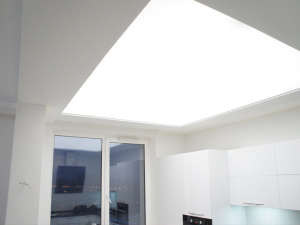 Варианты освещения натяжного потолка Варианты освещения натяжного потолка