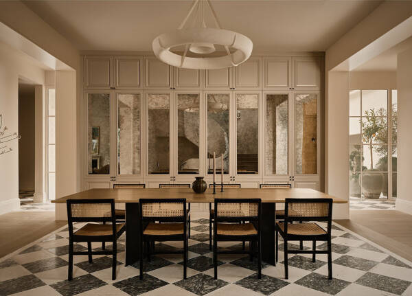 Великолепный интерьер вне времени для нового дома в Калифорнии Великолепный интерьер вне времени для нового дома в Калифорнии