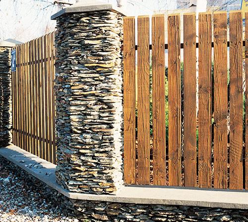 Заборы в стиле шале Заборы в стиле шале