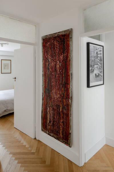 Интересное пространство белой квартиры в Лондоне Интересное пространство белой квартиры в Лондоне