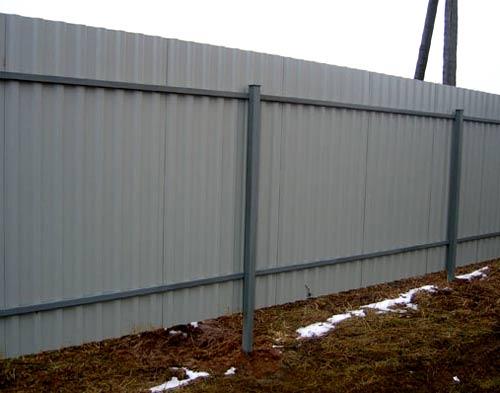 Заборы которые можно построить без заливки фундамента