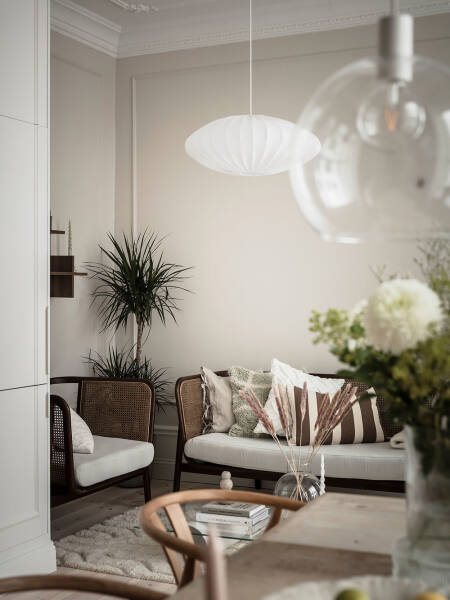 Великолепная кухня и изящные детали: квартира в Гетеборге (59 кв. м) Великолепная кухня и изящные детали: квартира в Гетеборге (59 кв. м)