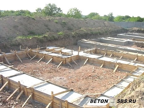 Армирование подошвы ленточного фундамента