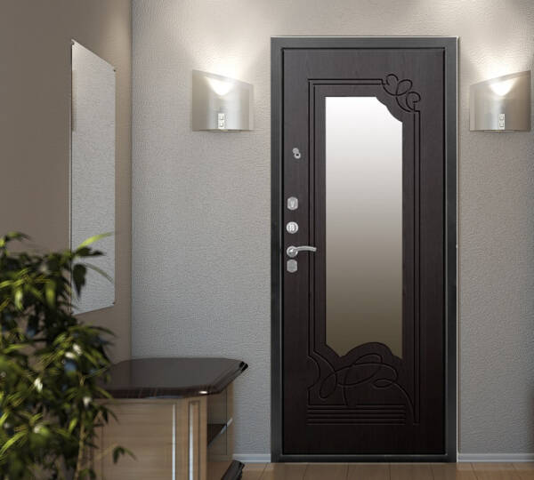 Добавьте изюминку интерьеру при помощи входной двери венге с зеркалом Добавьте изюминку интерьеру при помощи входной двери венге с зеркалом